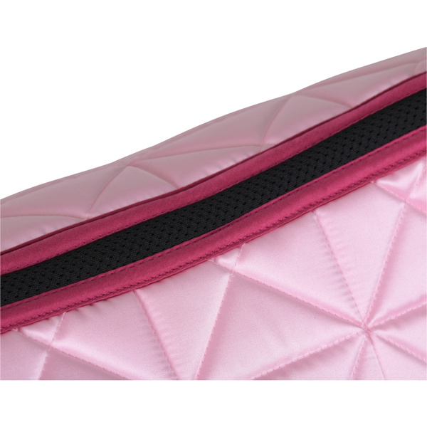 2026 WeatherBeeta Satin Luxe Air-Tec Dressage Saddle Pad 1030348013 - Soft Pink